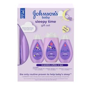 Johnson's Sleepy Time Baby Gift Set, Hypoallergenic & Paraben-Free