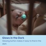 MAM Glow-in-the-Dark Night Pacifiers for Babies