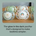 Tommee Tippee Glow-in-the-Dark Pacifiers, 6 Pack