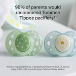 Tommee Tippee Glow-in-the-Dark Pacifiers, 6 Pack