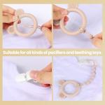 6-Pack BPA-Free Silicone Baby Pacifier Clips