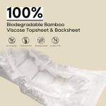 ECO BOOM Soft Bamboo Preemie Diapers, Size 0