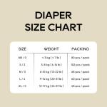 ECO BOOM Soft Bamboo Preemie Diapers, Size 0