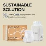 ECO BOOM Bamboo Diapers, Size 2 (102 Count)
