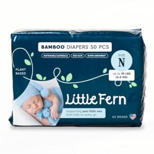 Little Fern Bamboo Extra Soft Newborn Diapers