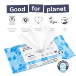 Pura Flushable Toddler Wipes – 100% Plastic Free