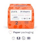 Pura Size 2 Hypoallergenic Diapers Monthly Pack