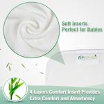 6-Pack Baby Cloth Pocket Diapers + Bamboo Inserts