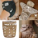 Bee's Knees 4-Pack Cloth Pocket Diapers Set