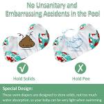 Wegreeco Adjustable Reusable Baby Swim Diapers 3-Pack