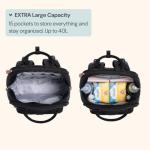BabbleRoo Extra Large Expandable Diaper Bag Backpack