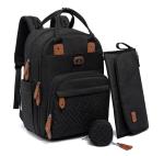 Dikaslon Diaper Bag Backpack with Changing Pad and Straps