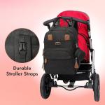 Dikaslon Diaper Bag Backpack with Changing Pad and Straps