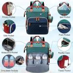 Colorful Diaper Bag Backpack with 16 Pockets
