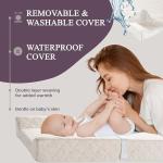 Organic Cotton Baby Changing Pad with Waterproof Mattress