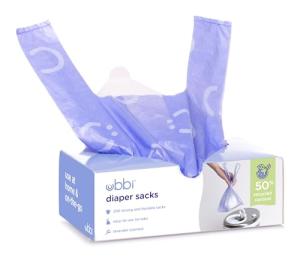 200 Count Ubbi Scented Disposable Diaper Sacks with Tabs