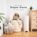 Diaper Genie Platinum Pail in Lilly White