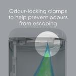 Diaper Genie Platinum Pail in Lilly White