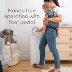 Diaper Genie Platinum Pail in Lilly White