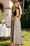 Floral Maxi Dress for Maternity Photoshoots