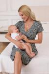 Floral Midi Dress for Maternity and Nursing