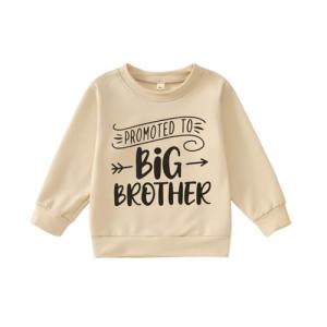 Big Brother Sweatshirt for Toddlers - Beige 18-24M