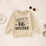 Big Brother Sweatshirt for Toddlers - Beige 18-24M