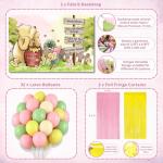 Winnie the Pooh Pink Baby Shower Decorations Set