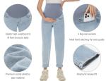 POSHGLAM Women's Maternity Boyfriend Jeans Denim Pants
