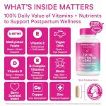 Pink Stork Postnatal Vitamins with Vegan DHA