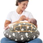 Momcozy Nursing Pillow with Safety Fence for Support