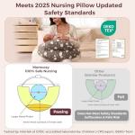 Momcozy Nursing Pillow with Safety Fence for Support