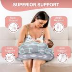 Plus Size Nursing Pillow with Adjustable Support Strap