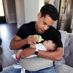 Boppy Anywhere Travel Nursing Pillow, Soft Gray