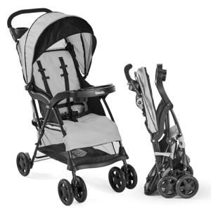 Compact Kolcraft Cloud Plus Lightweight Toddler Stroller - Gray