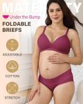 Maternity Cotton Postpartum Panties: 6-Pack Bump Underwear