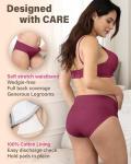 Maternity Cotton Postpartum Panties: 6-Pack Bump Underwear