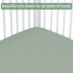GUNTAIL 2-Pack Fitted Baby Crib Sheets