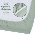 GUNTAIL 2-Pack Fitted Baby Crib Sheets