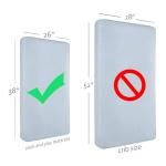 Waterproof Fitted Mattress Pad for Pack and Play