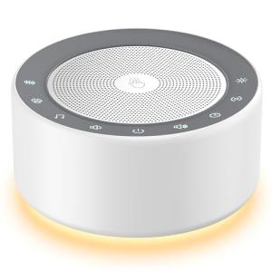 Kipcush White Noise Machine with Night Light