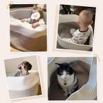 XXXLarge Cotton Rope Baby Storage Basket with Handle