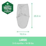 SwaddleMe Original Swaddle Blanket 3-Pack 3-6 Months