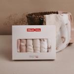 GLLQUEN Baby Cotton Muslin Swaddle Blankets - 6 Pack