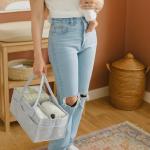 Neutral Baby Diaper Caddy Organizer - Baby Registry Essential