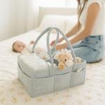 Neutral Baby Diaper Caddy Organizer - Baby Registry Essential