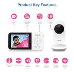 VTech VM819 Portable Baby Monitor with Camera