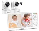 Blemil 6" Baby Monitor with Dual Cameras