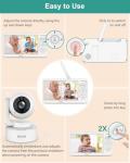 Blemil 6" Baby Monitor with Dual Cameras