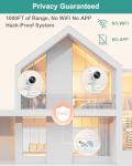 Blemil 6" Baby Monitor with Dual Cameras